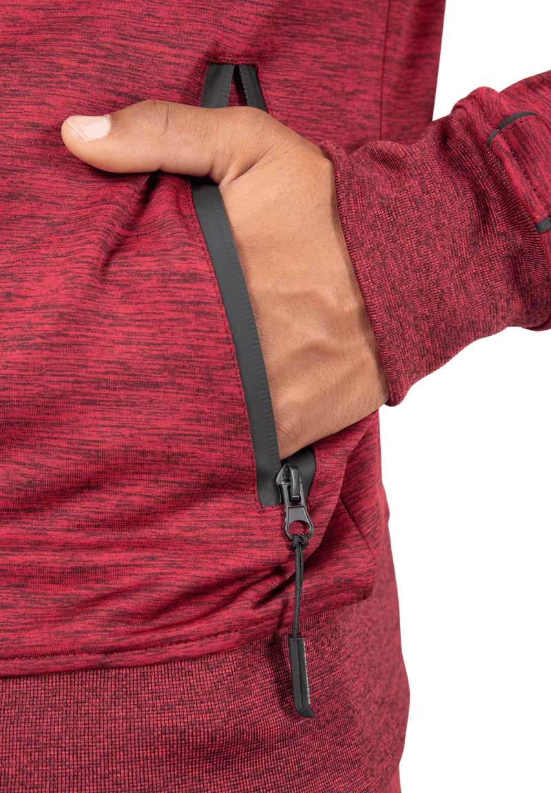 Wenden Track Jacket - Burgundy