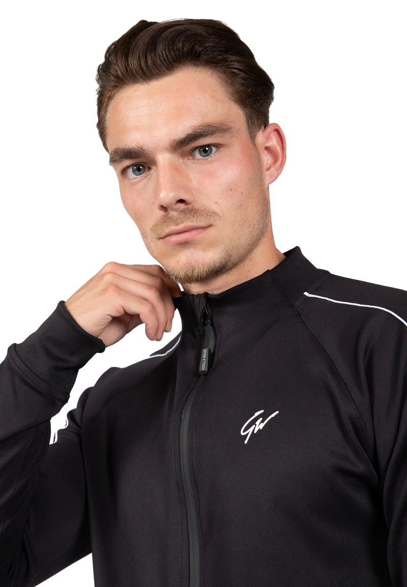 Wenden Track Jacket - Black/White