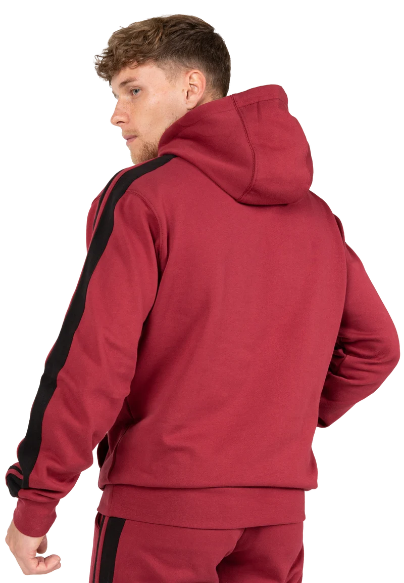 Banks Oversized Hoodie - Burgundy Red/Black