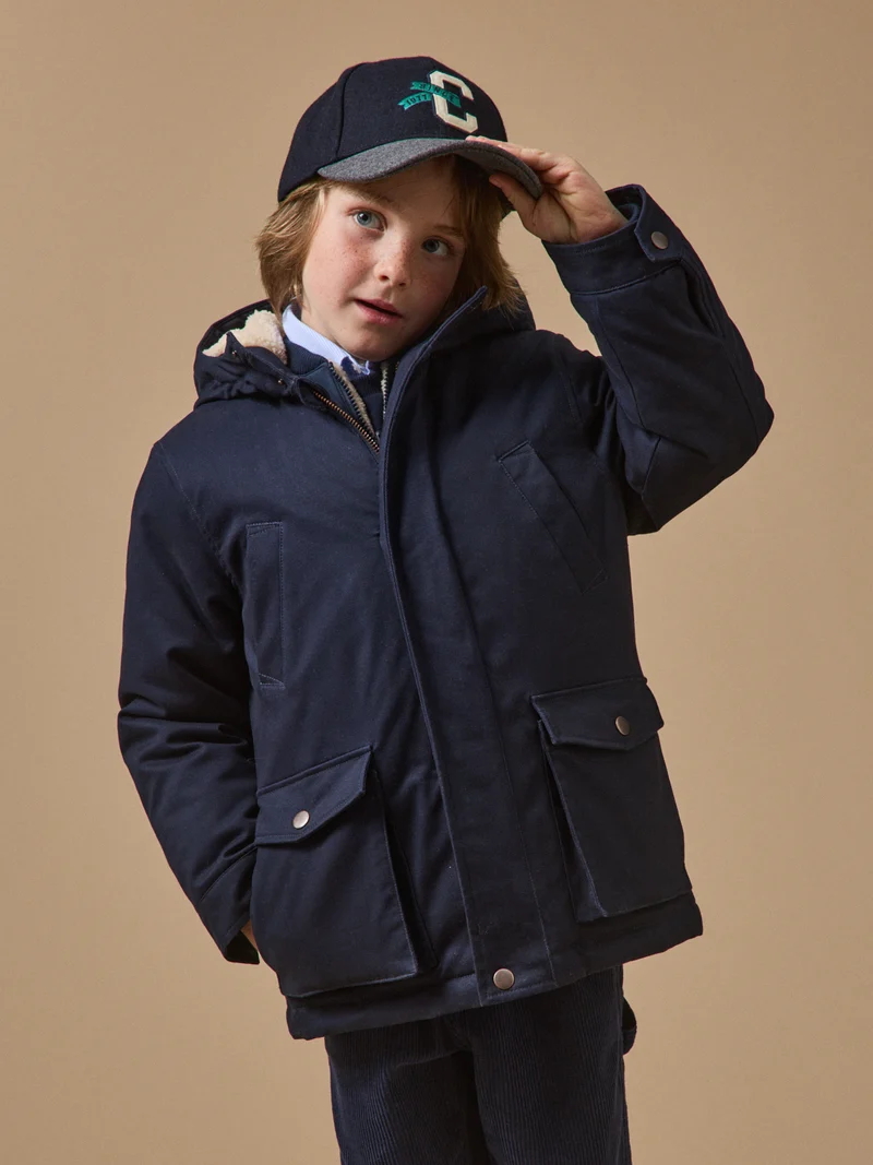Jungen-Parka, 3-in-1