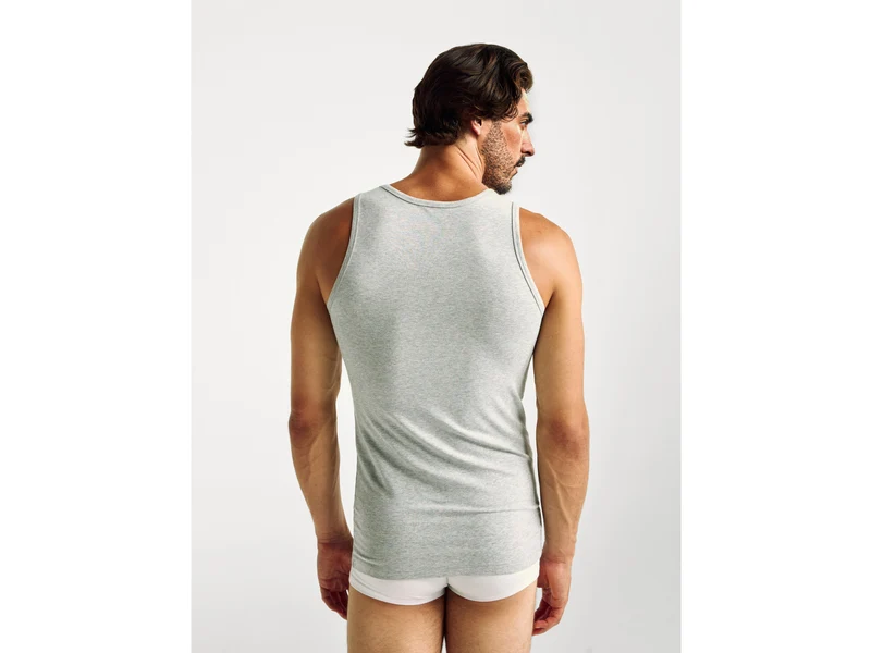 Tanktop aus elastischer Baumwolle