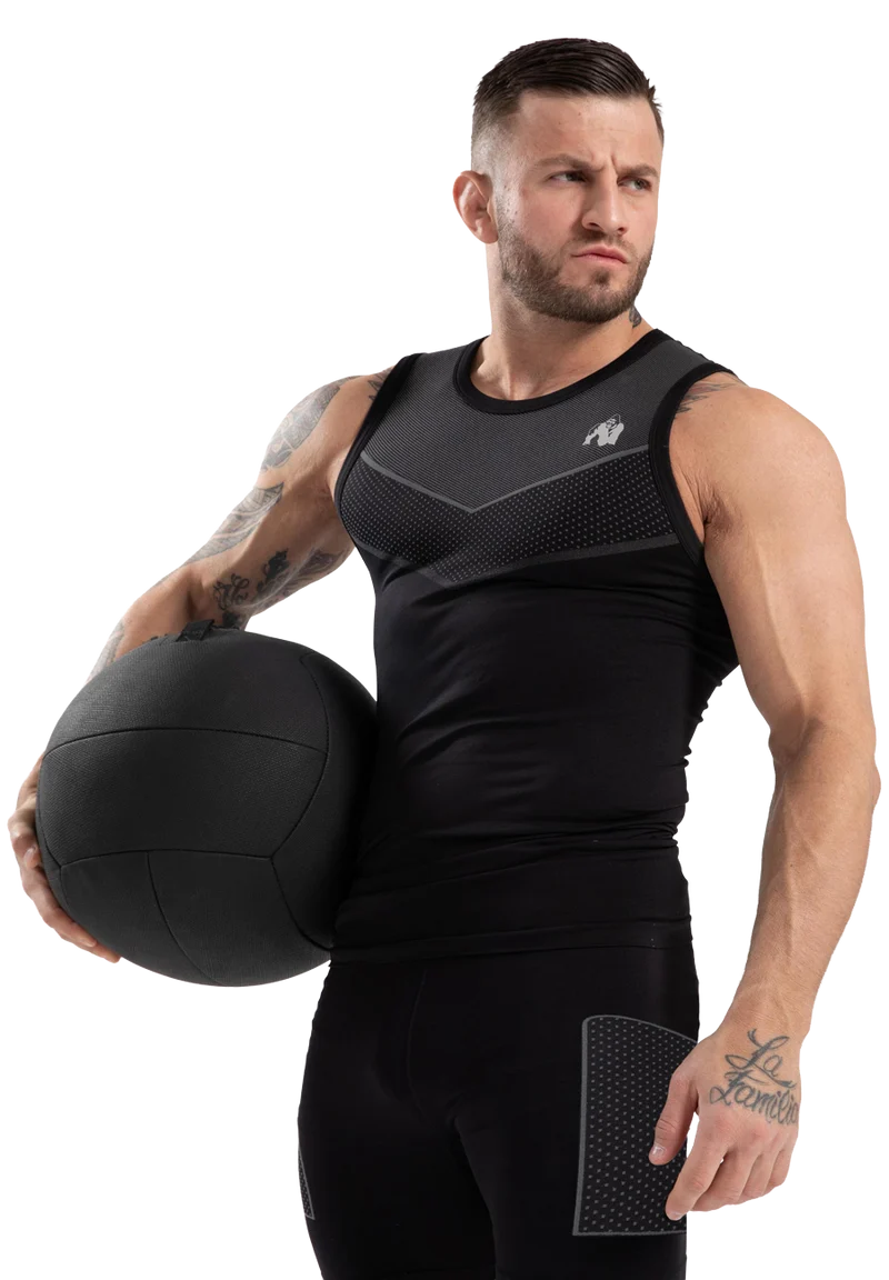 Norton Seamless Tank Top - Black