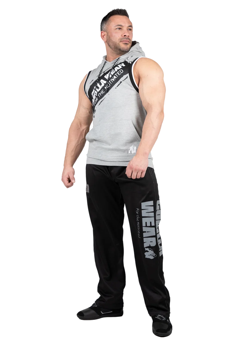 Loretto Hooded Tank Top - Gray Melange