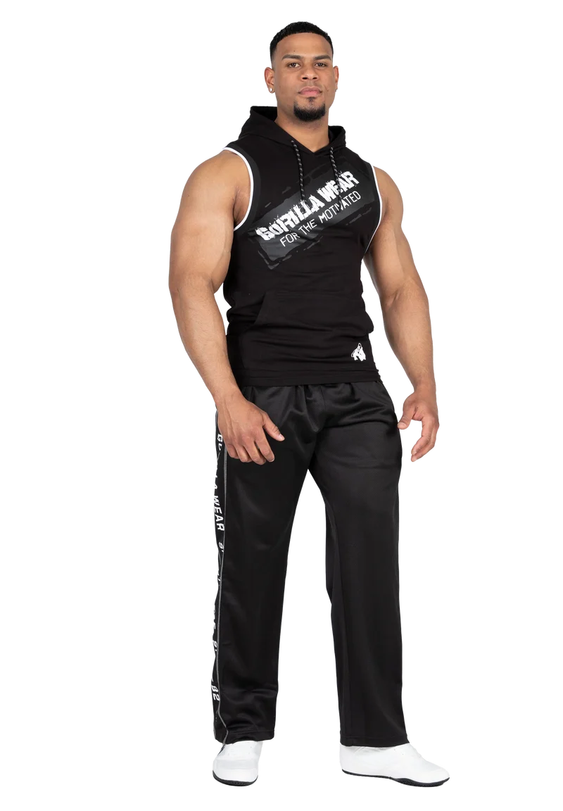 Loretto Hooded Tank Top - Black