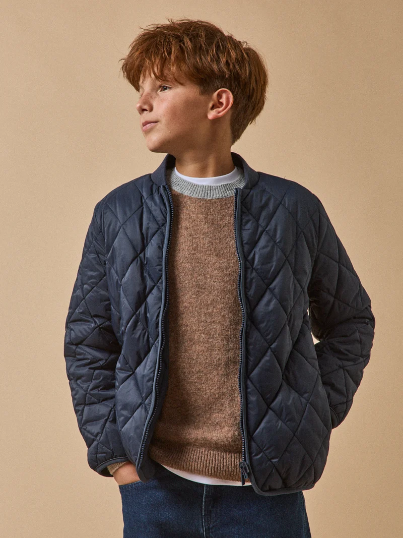 Jungen-Parka, gesteppt