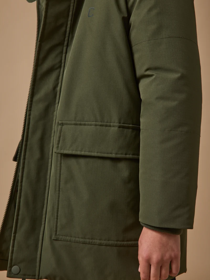 Jungen-Parka, gesteppt