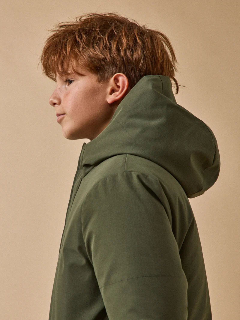 Jungen-Parka, gesteppt