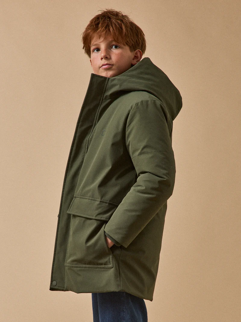 Jungen-Parka, gesteppt