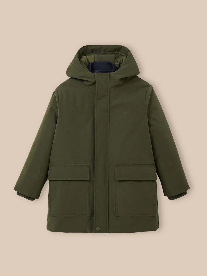 Jungen-Parka, gesteppt