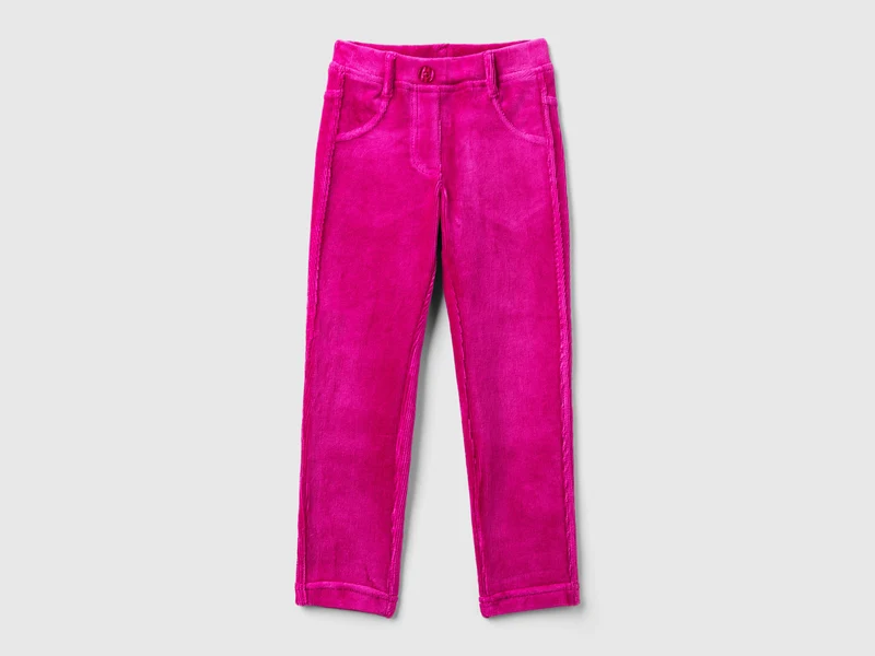 Hose aus geripptem Chenille