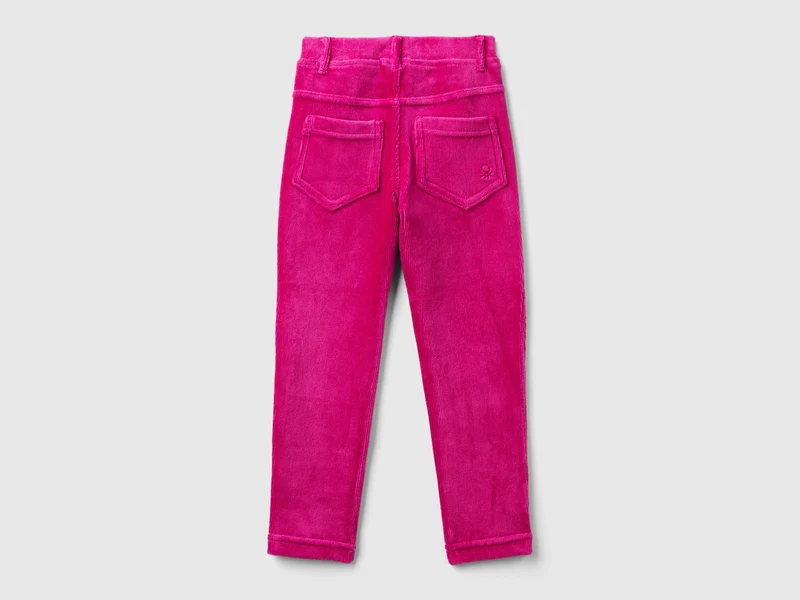 Hose aus geripptem Chenille