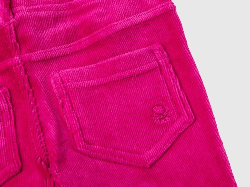 Hose aus geripptem Chenille