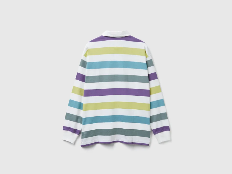 Gestreiftes Poloshirt aus Baumwolle