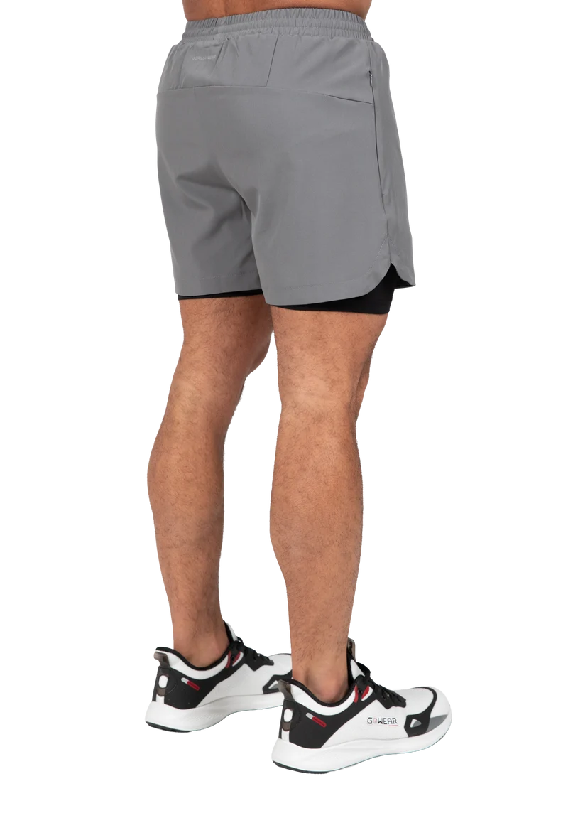 Cortez 2-in-1 Shorts - Anthracite