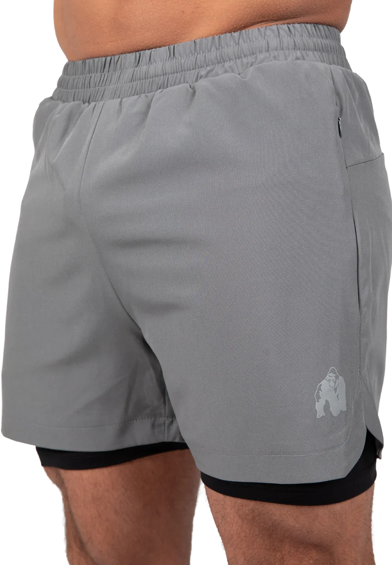 Cortez 2-in-1 Shorts - Anthracite