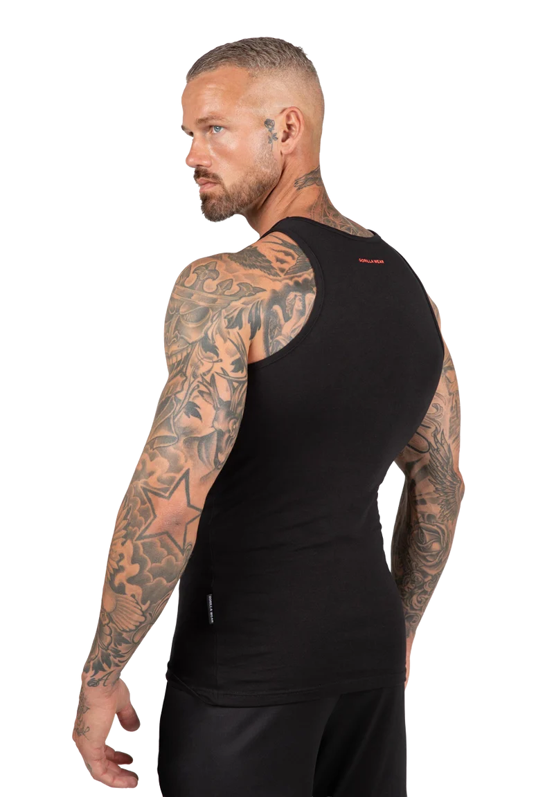 Adams Stretch Tank Top - Black