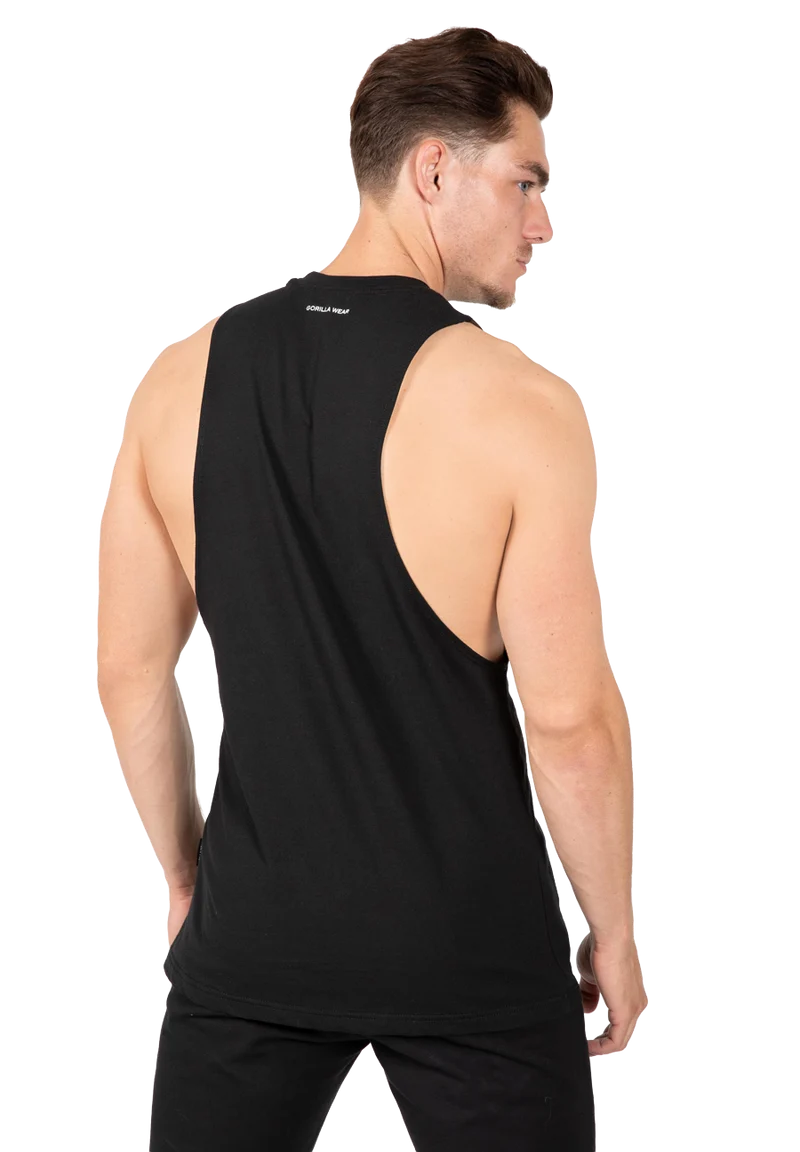 Cisco Drop Armhole Tank Top - Black/White