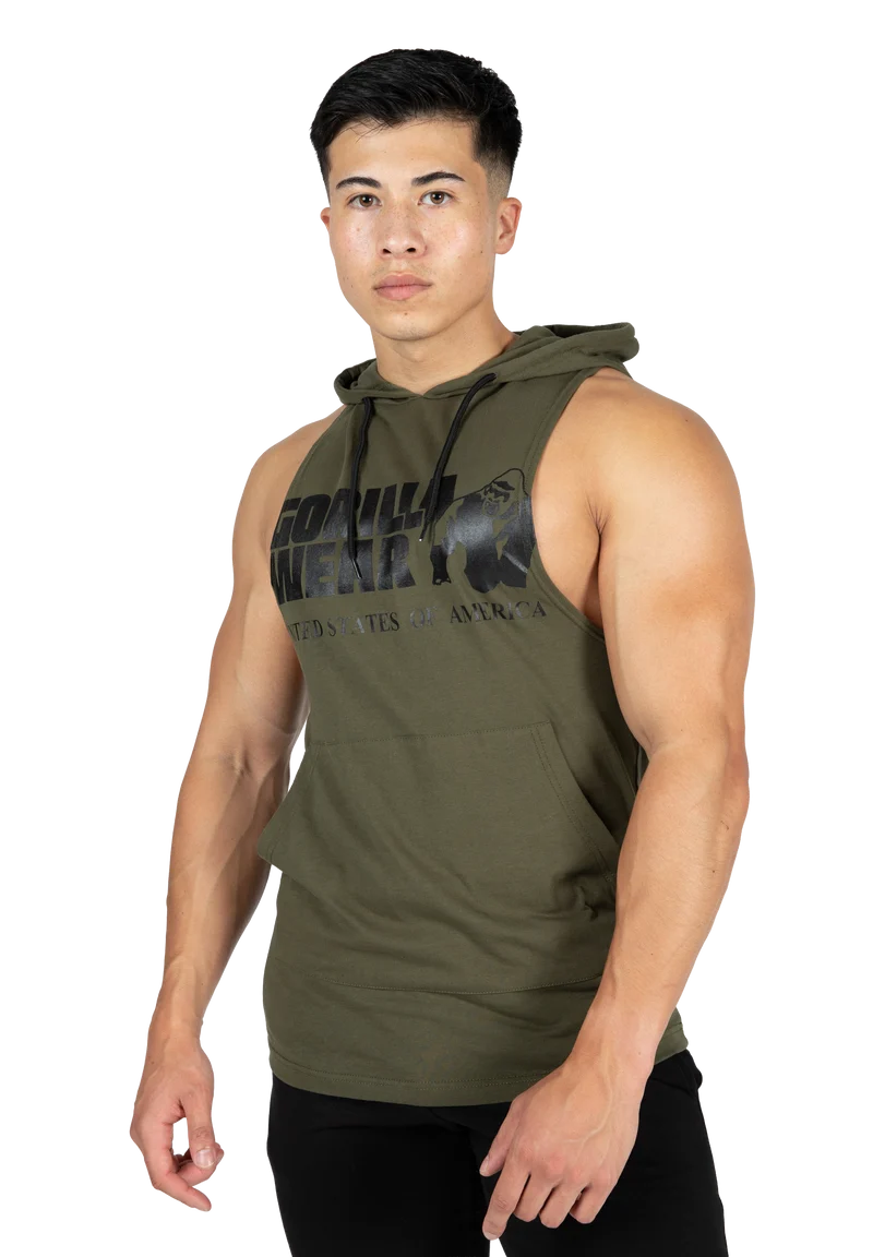Rogers Hooded Tank Top - Army Green