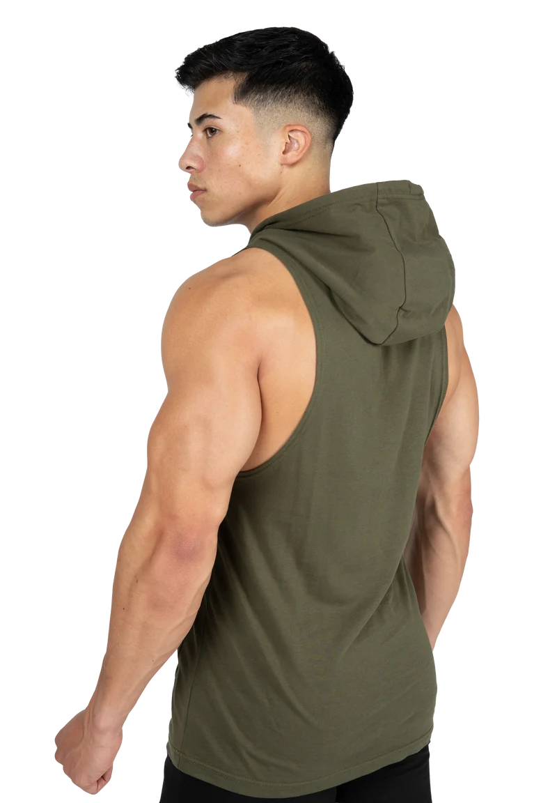 Rogers Hooded Tank Top - Army Green