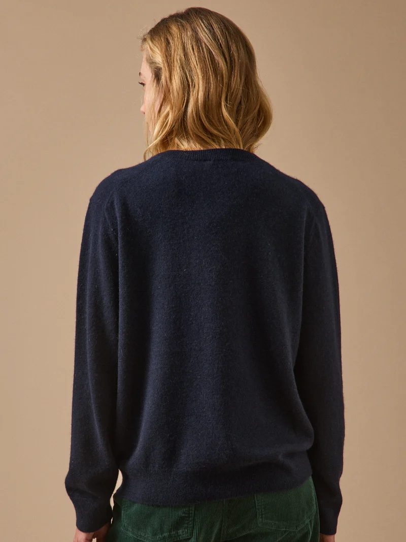 Damenpullover mit V-Ausschnitt - Cashmere-Kollektion