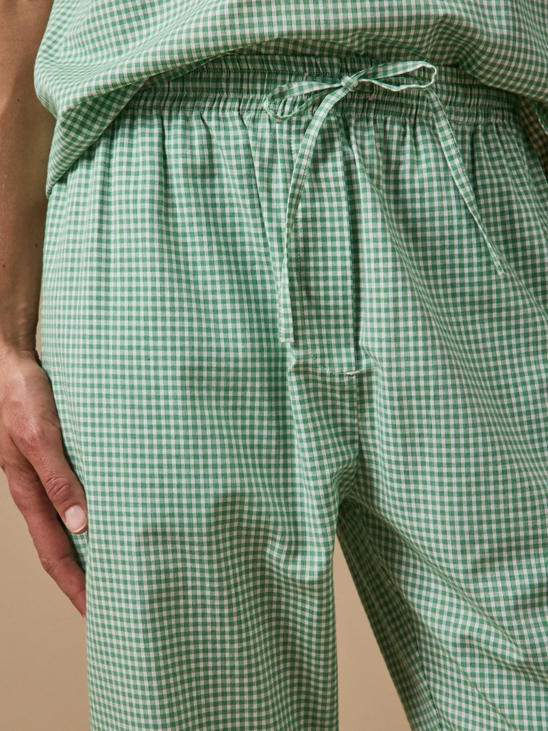 Damen-Karottenhose Agathe mit kleinen Karos