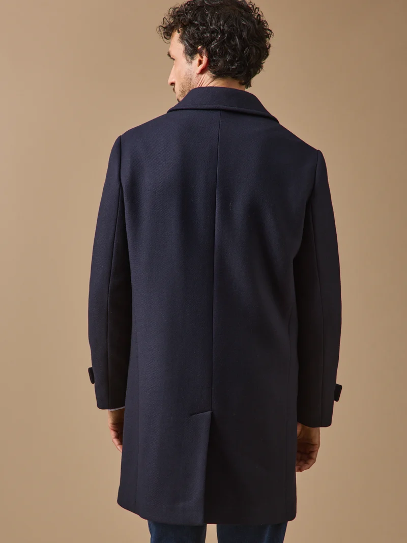 Herrenmantel aus Wollstoff, elegant
