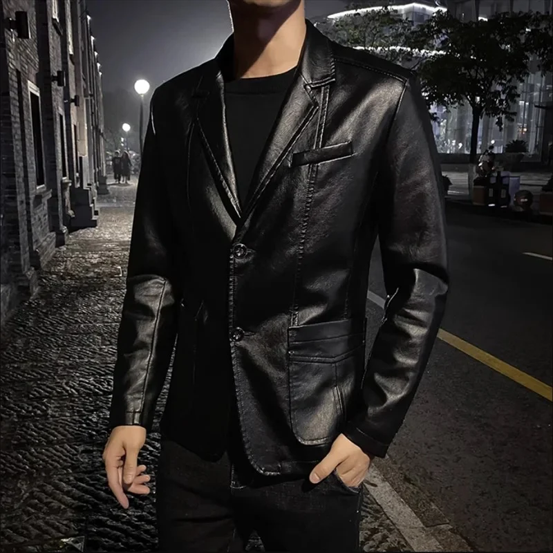 Business Casual Leather Jacket