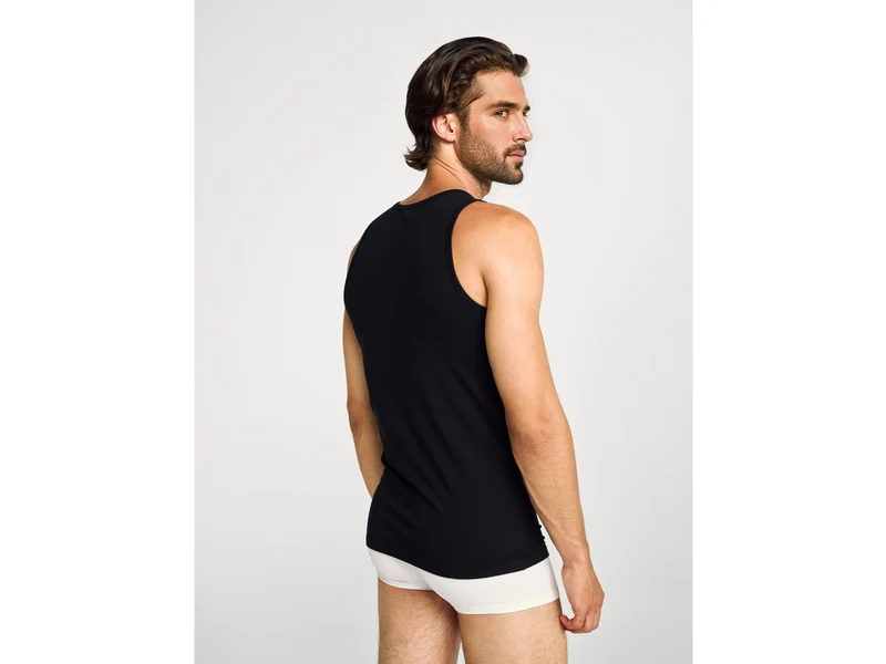 Tanktop aus elastischer Baumwolle