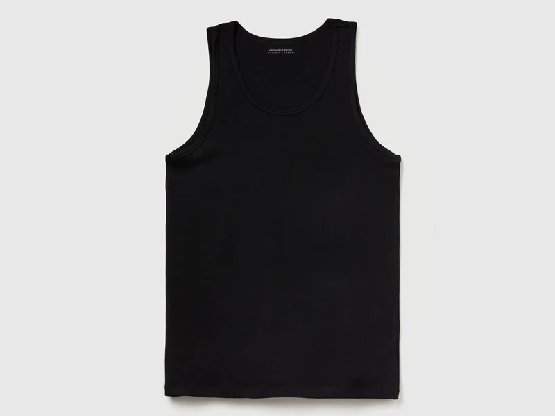 Tanktop aus elastischer Baumwolle
