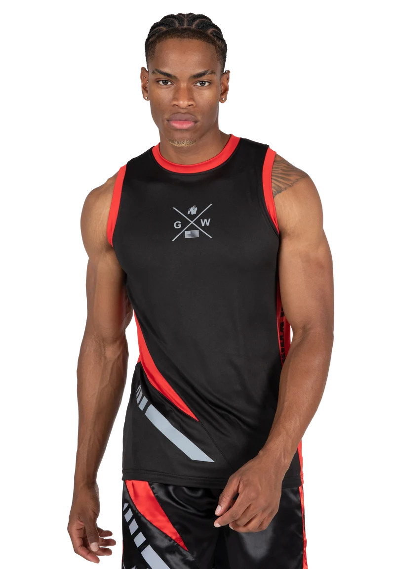 Hornell Tank Top - Black/Red
