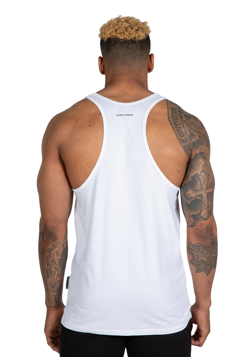 Carter Stretch Tank Top - White