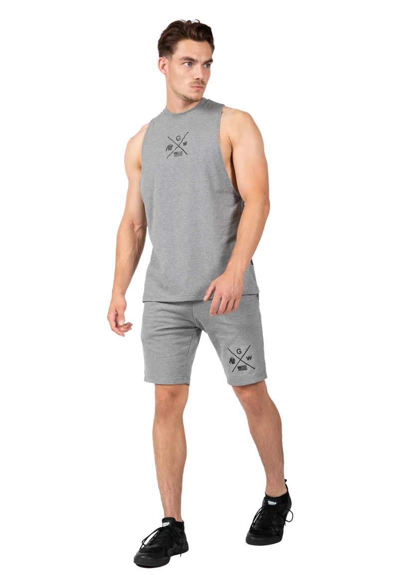 Cisco Drop Armhole Tank Top - Gray/Black