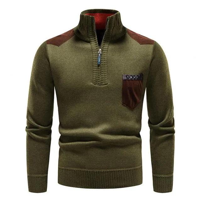 Wool Zip Sweater