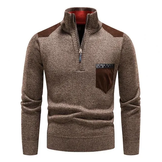 Wool Zip Sweater
