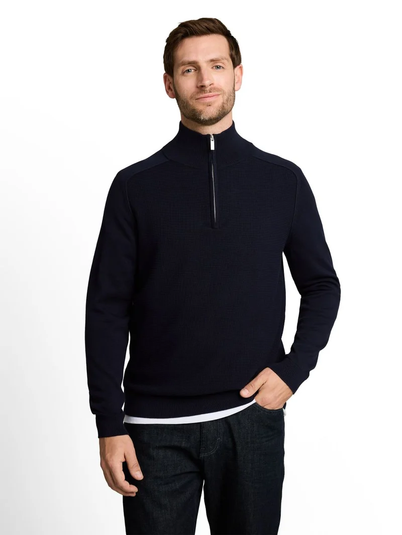 Troyer Strickpullover aus Baumwolle