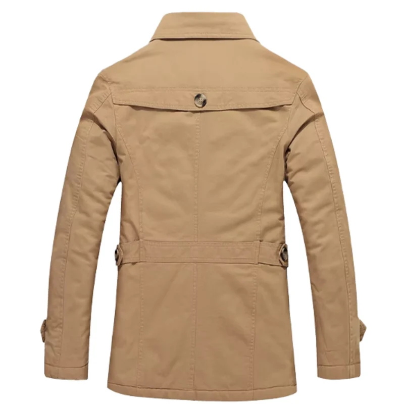 Elegant Padded Trench Coat