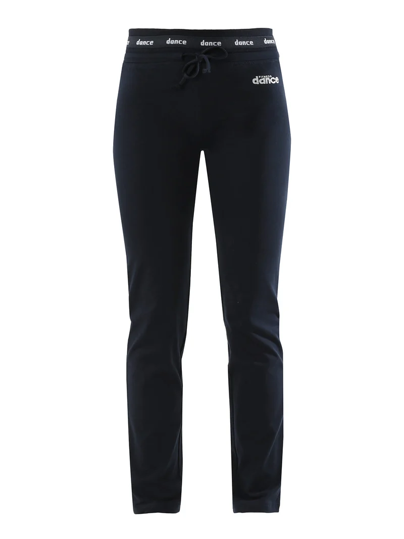 Pantaloni sportivi da donna con coulisse in vita - blu scuro