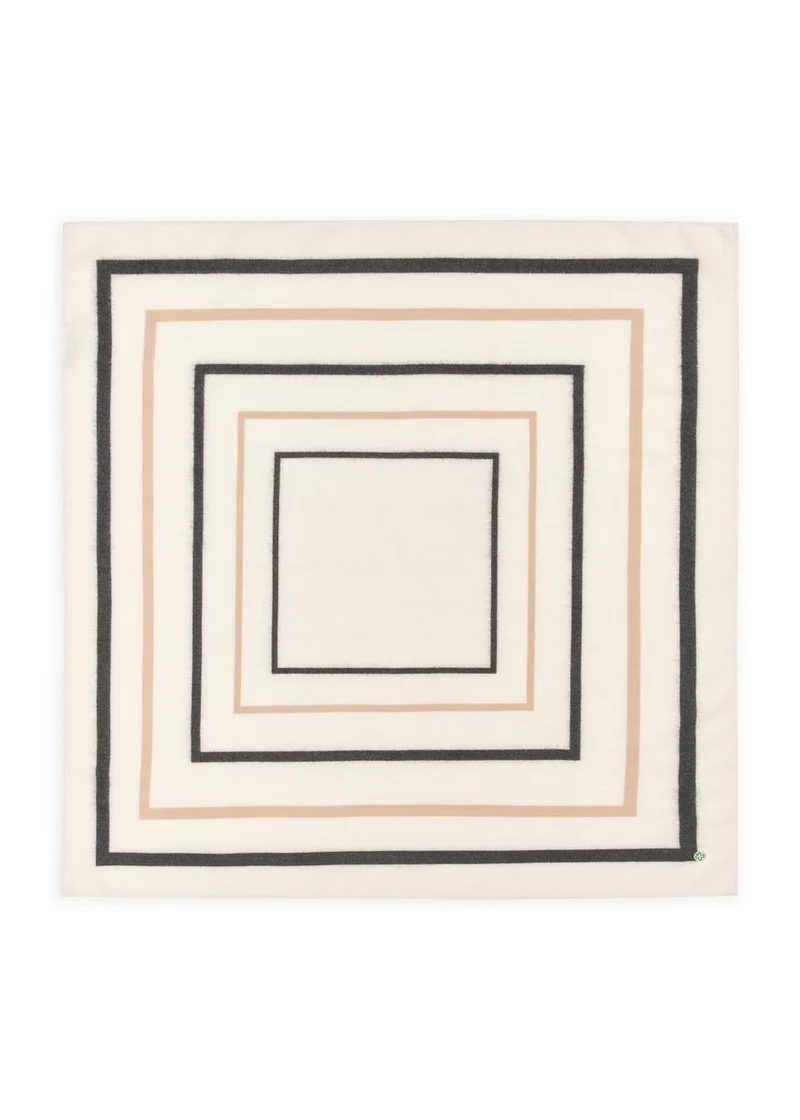 Kaschmirweiches Tuch mit Quadrat-Muster (3er-Pack)