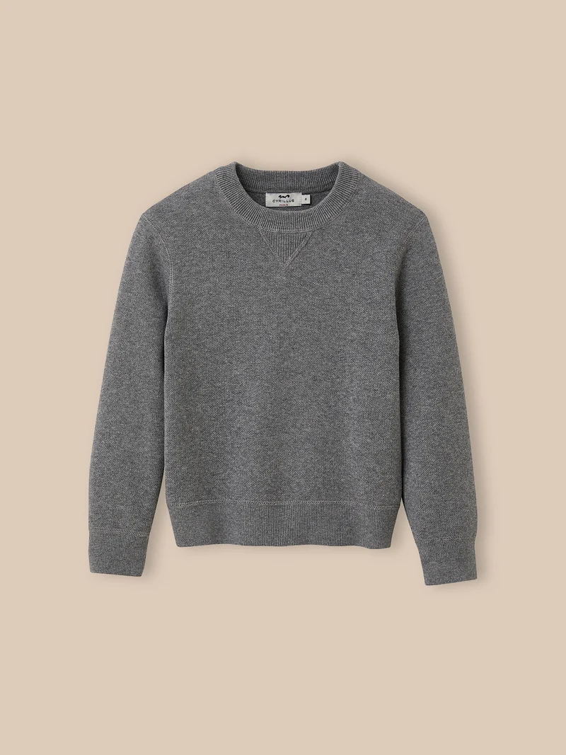 Jungenpullover im Sweatshirt-Stil