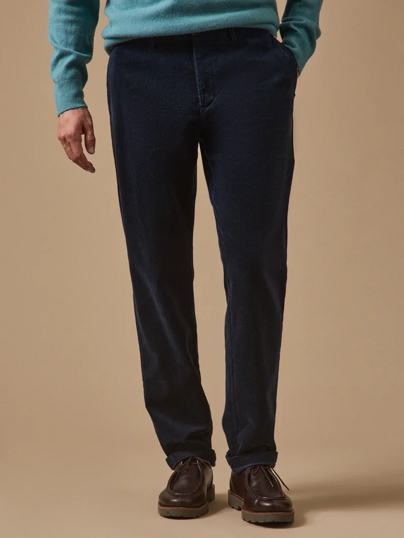 Herren-Chinohose « regular » aus Velours