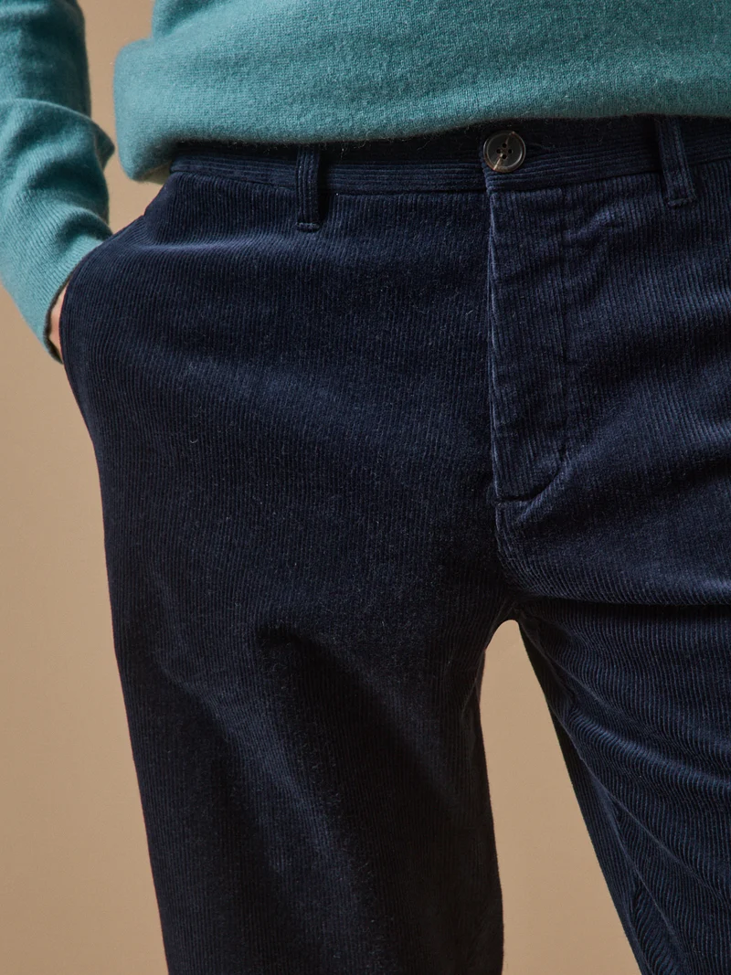 Herren-Chinohose « regular » aus Velours