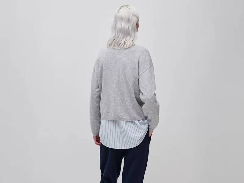 Weicher Pullover aus Woll-Kaschmir-Mischgewebe