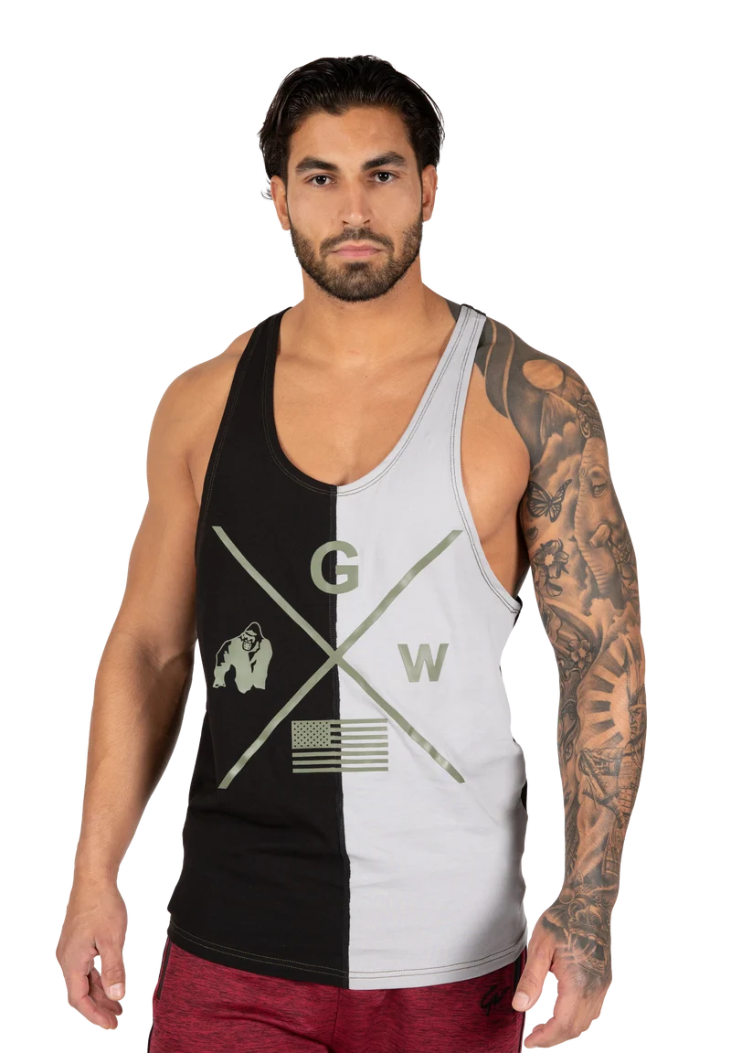 Sterling Stringer Tank Top - Black/Gray