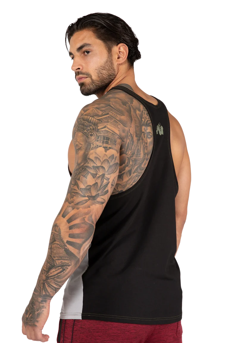 Sterling Stringer Tank Top - Black/Gray