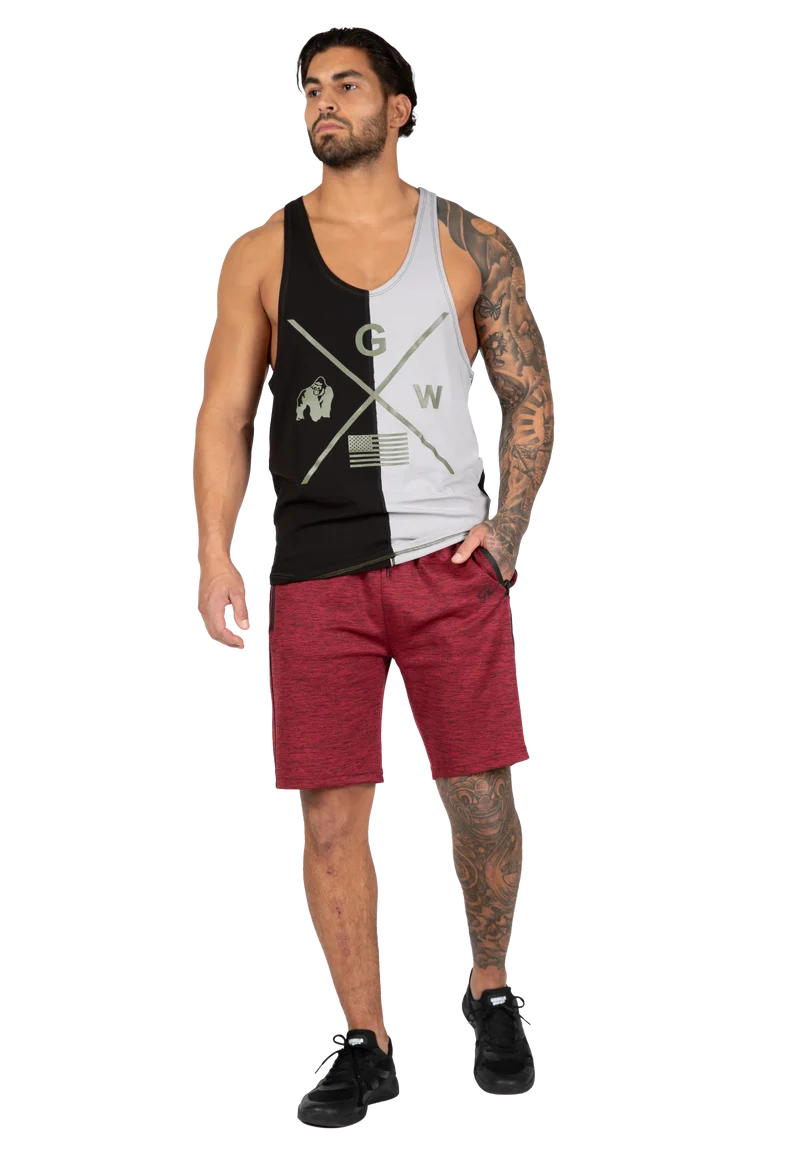 Sterling Stringer Tank Top - Black/Gray