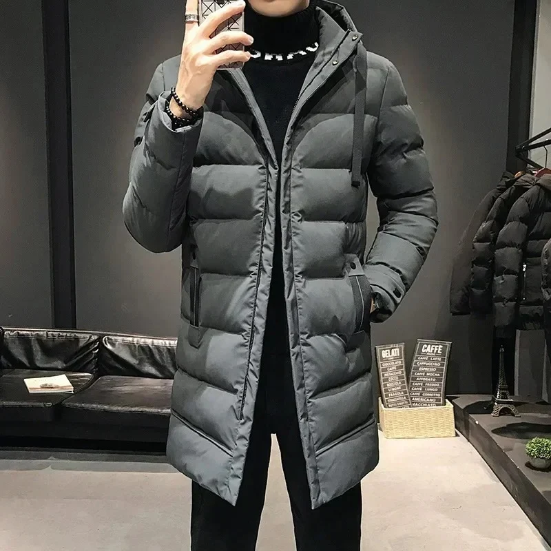 Long Men's Winter Jacket