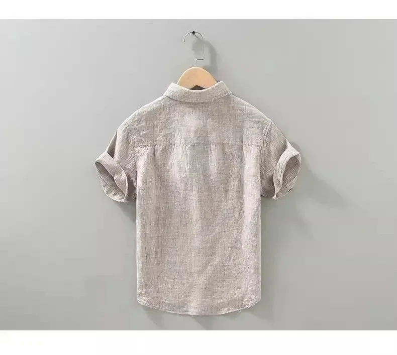 Short Sleeved Linen Shirt