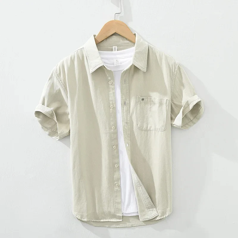 Short Sleeved Cotton Shirt