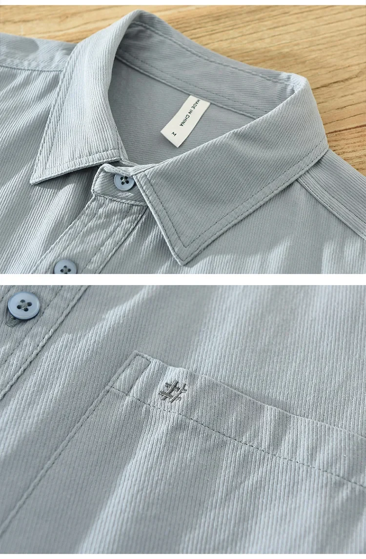 Short Sleeved Cotton Shirt