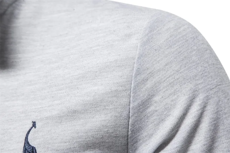 Casual Long Sleeved Polo Shirt